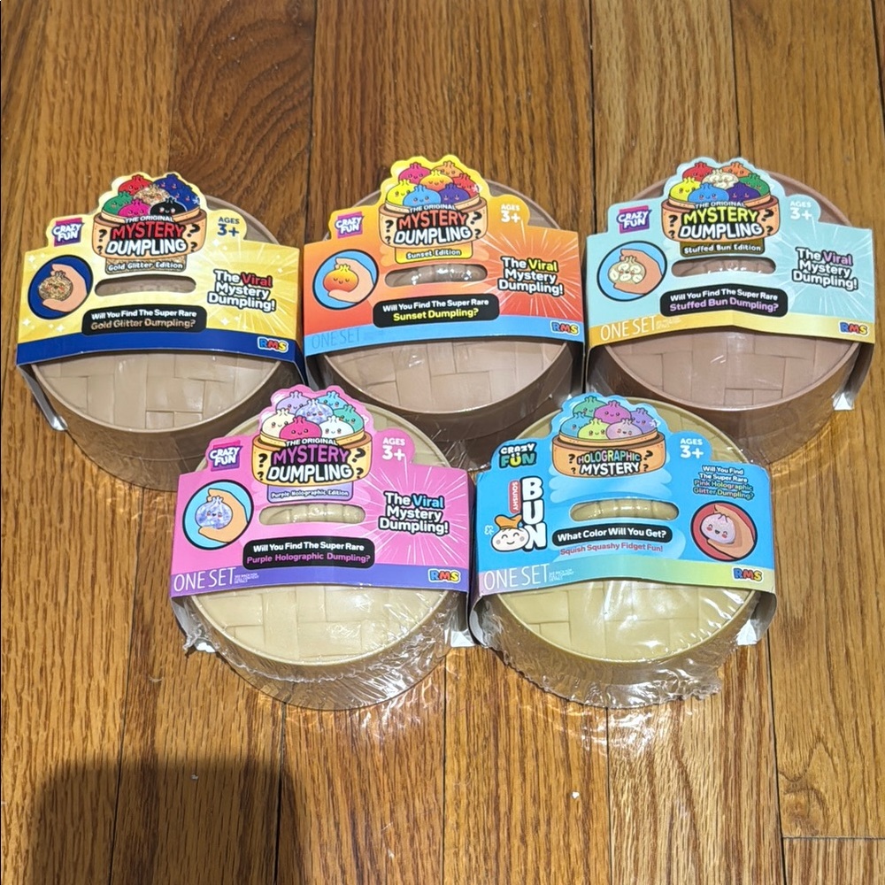 5 Mystery Dumpling Surprise Lot - Crazy Fun RMS Five Below
